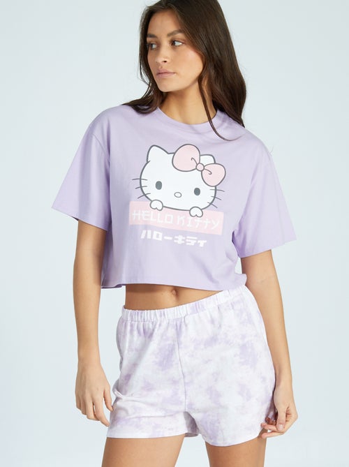 Korte pyjama 'Hello Kitty' - 2-delig - Kiabi
