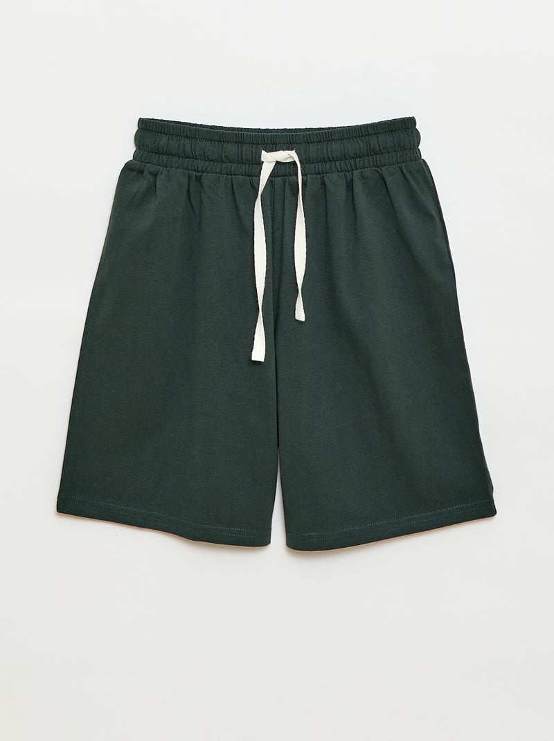Korte pyjama hemdje + short - 2-delig Blauw - Kiabi