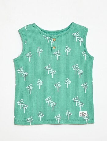 Korte pyjama hemdje + short - 2-delig