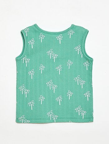 Korte pyjama hemdje + short - 2-delig