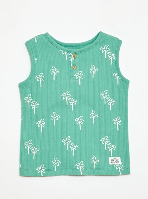 Korte pyjama hemdje + short - 2-delig - Kiabi