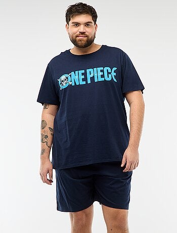 Korte pyjama met 'One Piece'-print - 2-delig