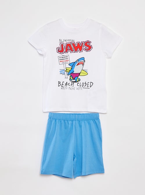 Korte pyjama met print - 2-delig - Kiabi