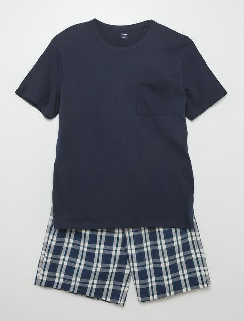 Korte pyjama met short + T-shirt - 2-delig - Kiabi