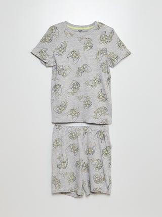 Korte pyjama met short + T-shirt - 2-delig