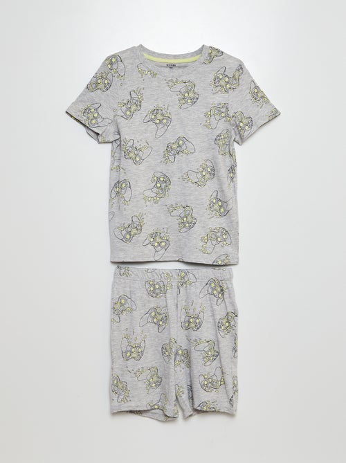 Korte pyjama met short + T-shirt - 2-delig - Kiabi