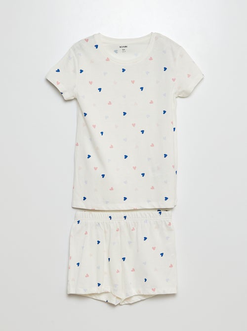 Korte pyjama met short + T-shirt - 2-delig - Kiabi