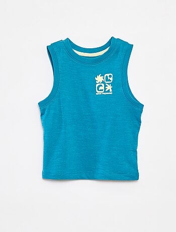 Korte pyjama met singlet + short - 2-delig