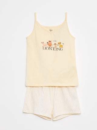 Korte pyjama met singlet + short 'Disney' - 2-delig