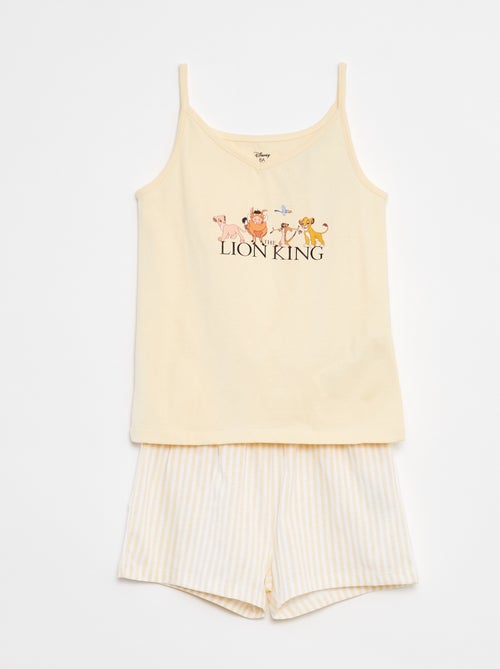 Korte pyjama met singlet + short 'Disney' - 2-delig - Kiabi