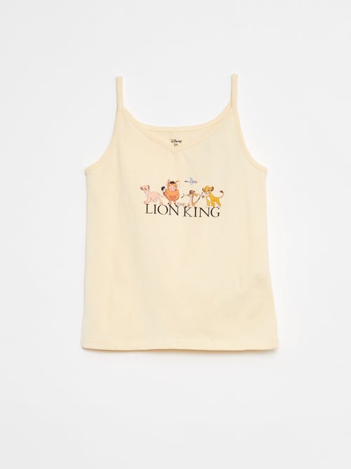 Korte pyjama met singlet + short 'Disney' - 2-delig - Kiabi