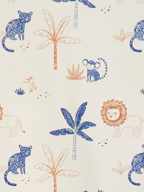 Korte pyjama met T-shirt + short - 2-delig - Kiabi