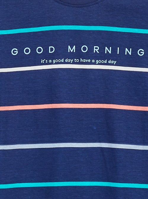 Korte pyjama met T-shirt + short - 2-delig - Kiabi