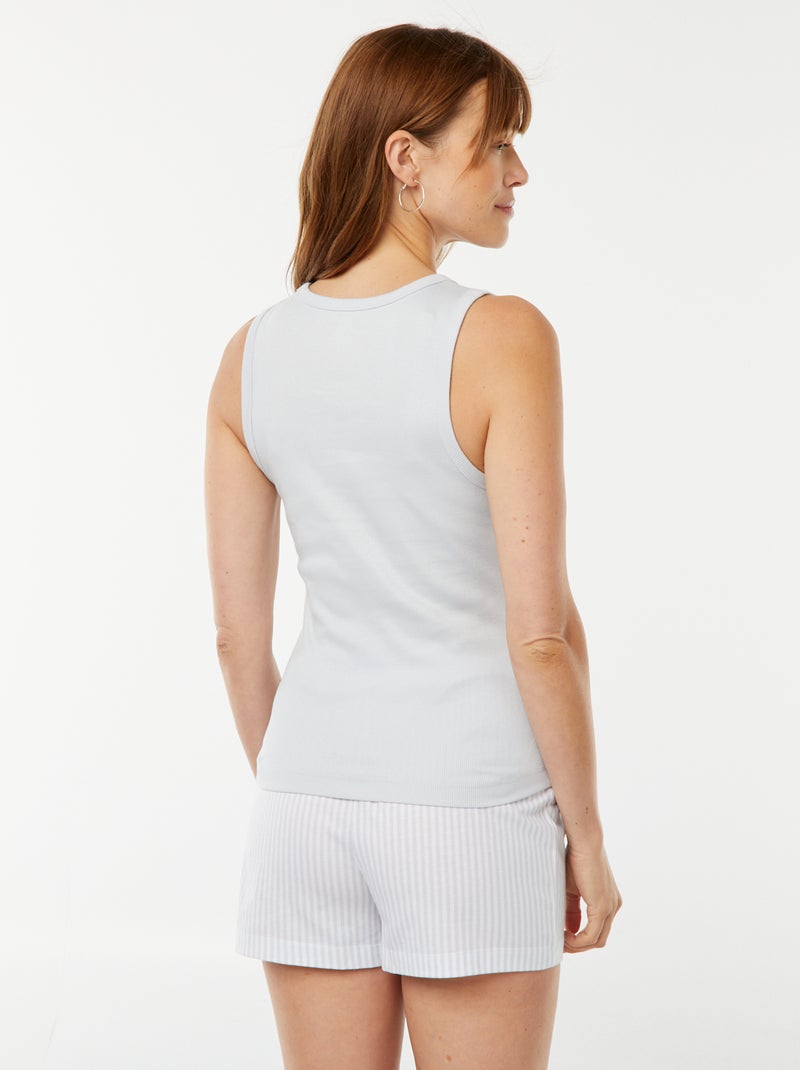 Korte pyjama 'Minnie' - 2-delig BLAUW - Kiabi