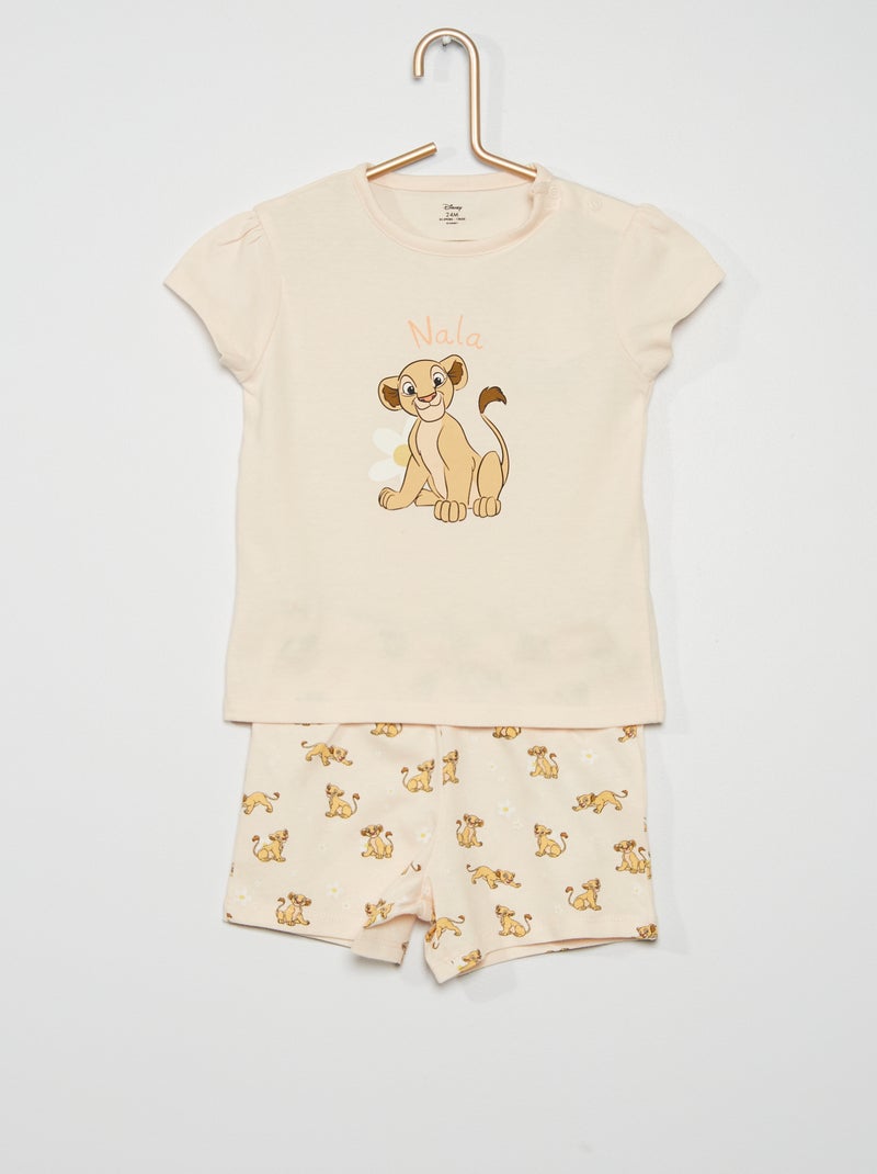 Korte pyjama 'Nala' 'Disney' roze - Kiabi
