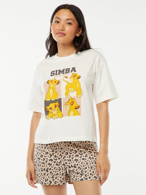 Korte pyjama 'Simba' - 2-delig - Kiabi