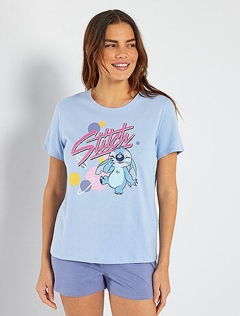 Korte pyjama 'Stitch' - 2-delig