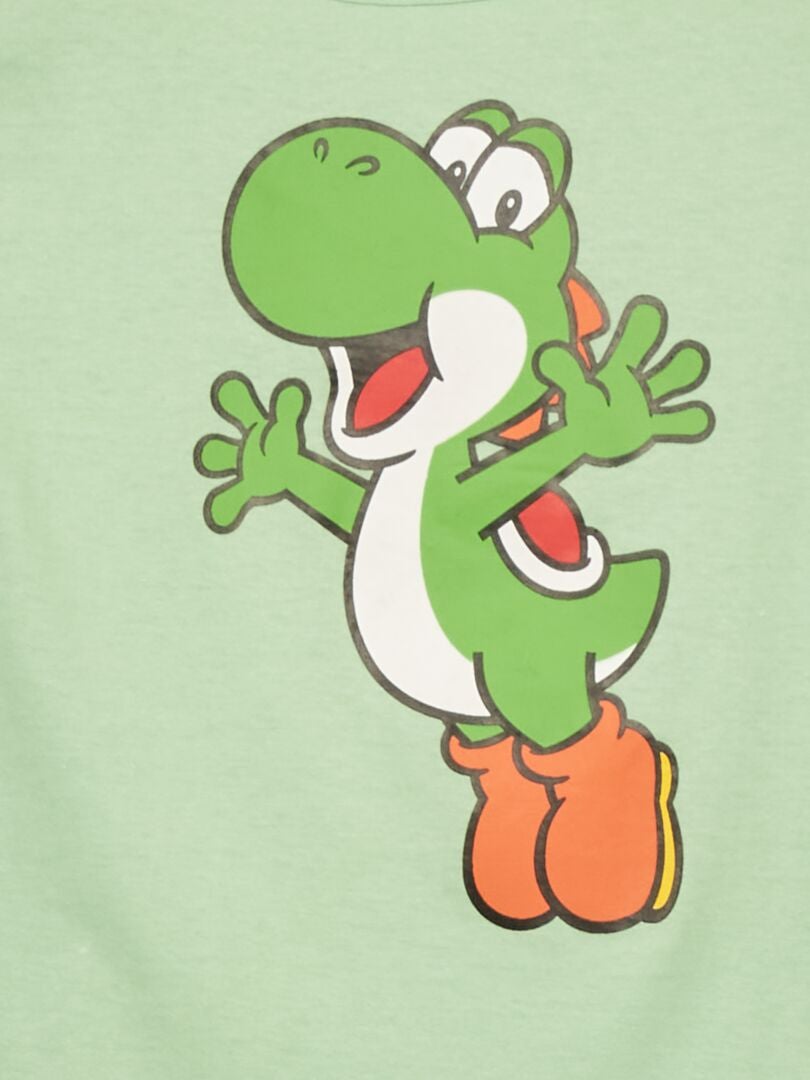 Korte pyjama 'Yoshi' 'Nintendo' groen / grijs - Kiabi