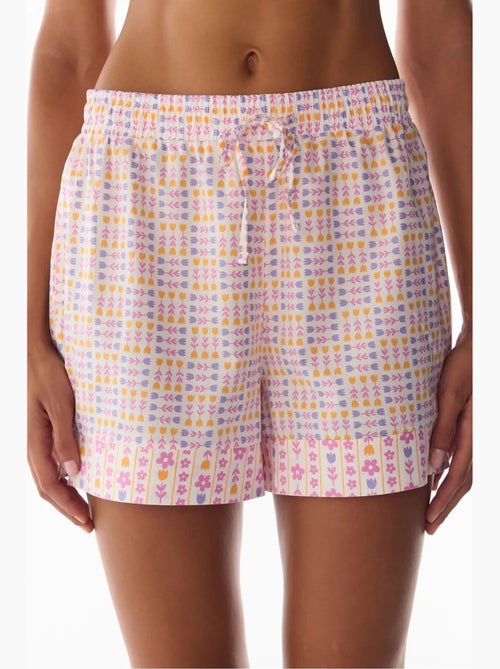 Korte pyjamabroek met bloemenprint penti - Kiabi Korte pyjamabroek met bloemenprint penti - Kiabi