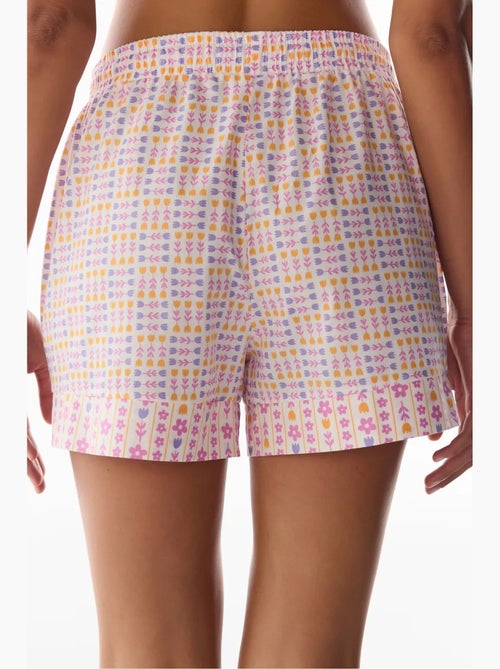 Korte pyjamabroek met bloemenprint penti - Kiabi Korte pyjamabroek met bloemenprint penti - Kiabi