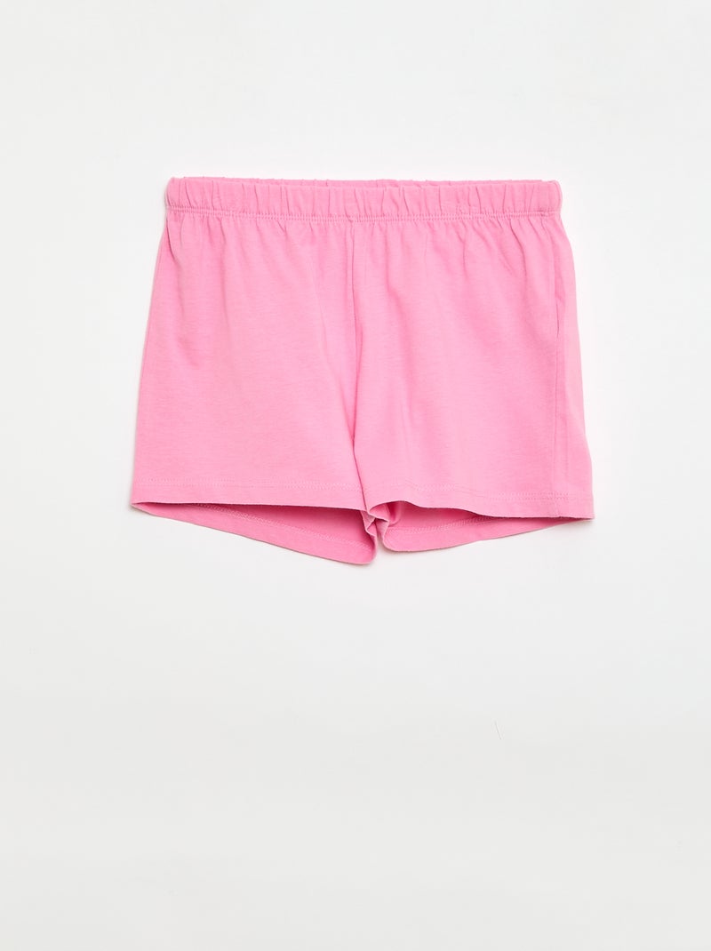 Korte pyjamaset - 2-delig Rose - Kiabi