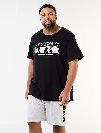 Korte pyjamaset T-shirt en short 'Pikachu' 'Pokémon' - 2-delig