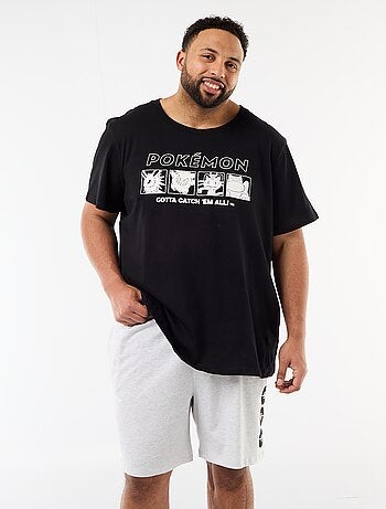 Korte pyjamaset T-shirt en short 'Pikachu' 'Pokémon' - 2-delig