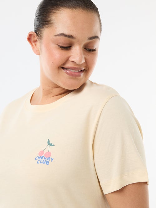 Korte pyjamaset T-shirt + short - 2-delig - Kiabi