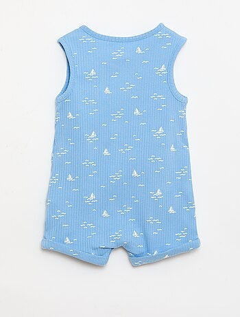 Korte ribgebreide romper