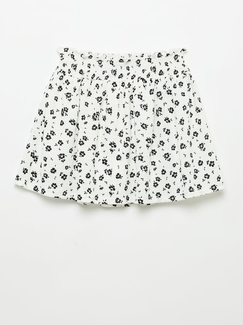 Korte rok in skatermodel met geïntegreerde short - Kiabi