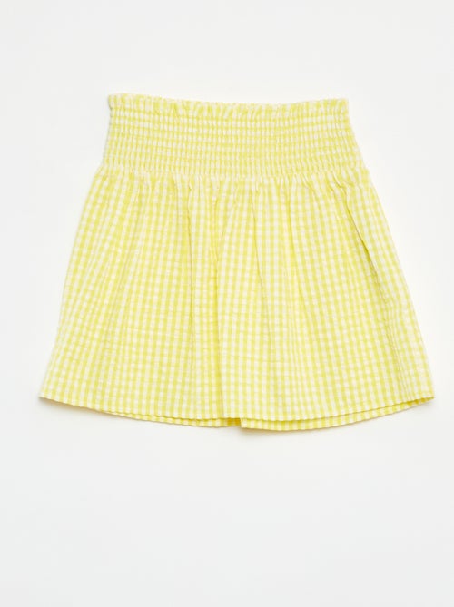Korte rok met elastische taille - Kiabi