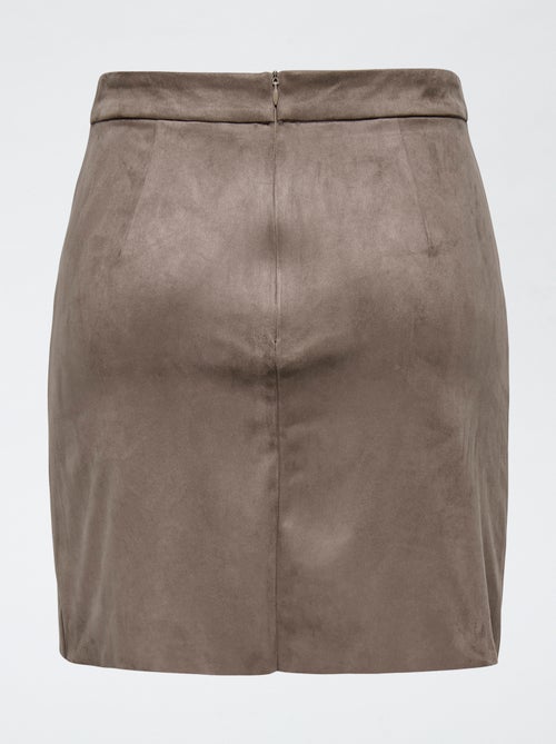 Korte rok van suèdine - Kiabi