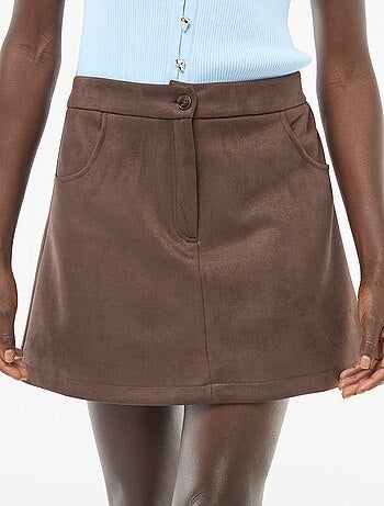 Korte rok van suedine