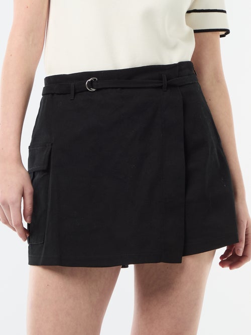 Korte rokshort met riem - Kiabi