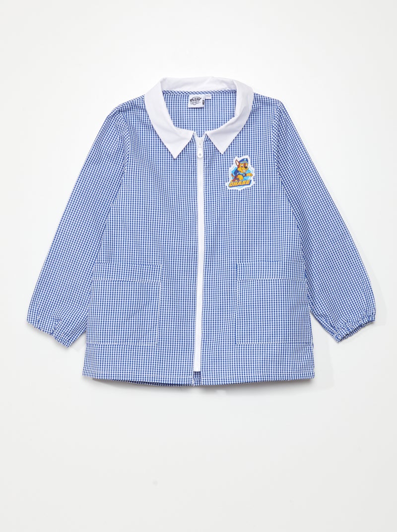 Korte schort met vichyruitjes 'PAW Patrol' BLAUW - Kiabi