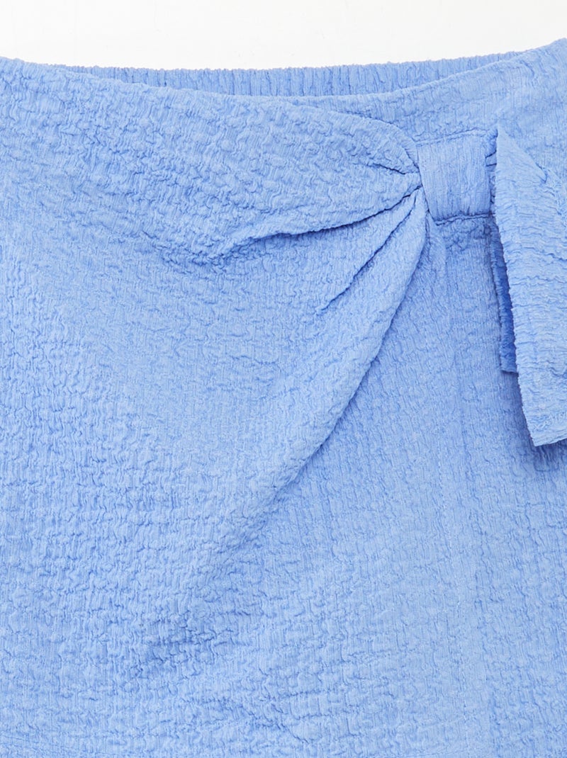 Korte skort BLAUW - Kiabi