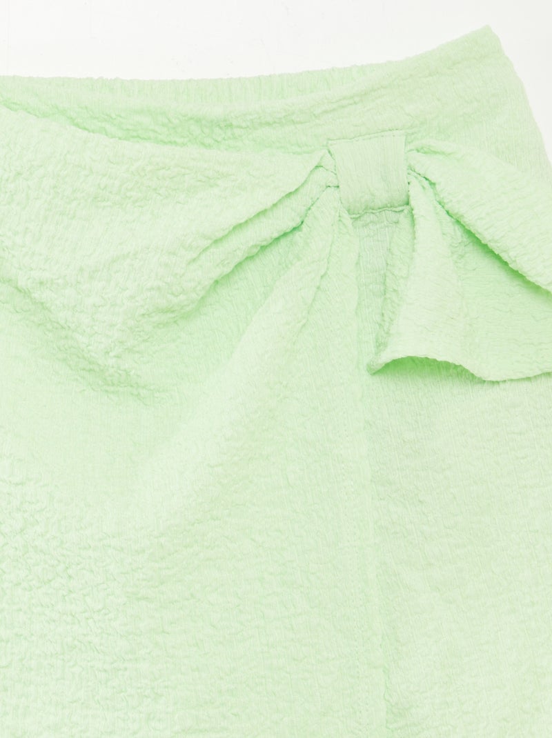 Korte skort GROEN - Kiabi