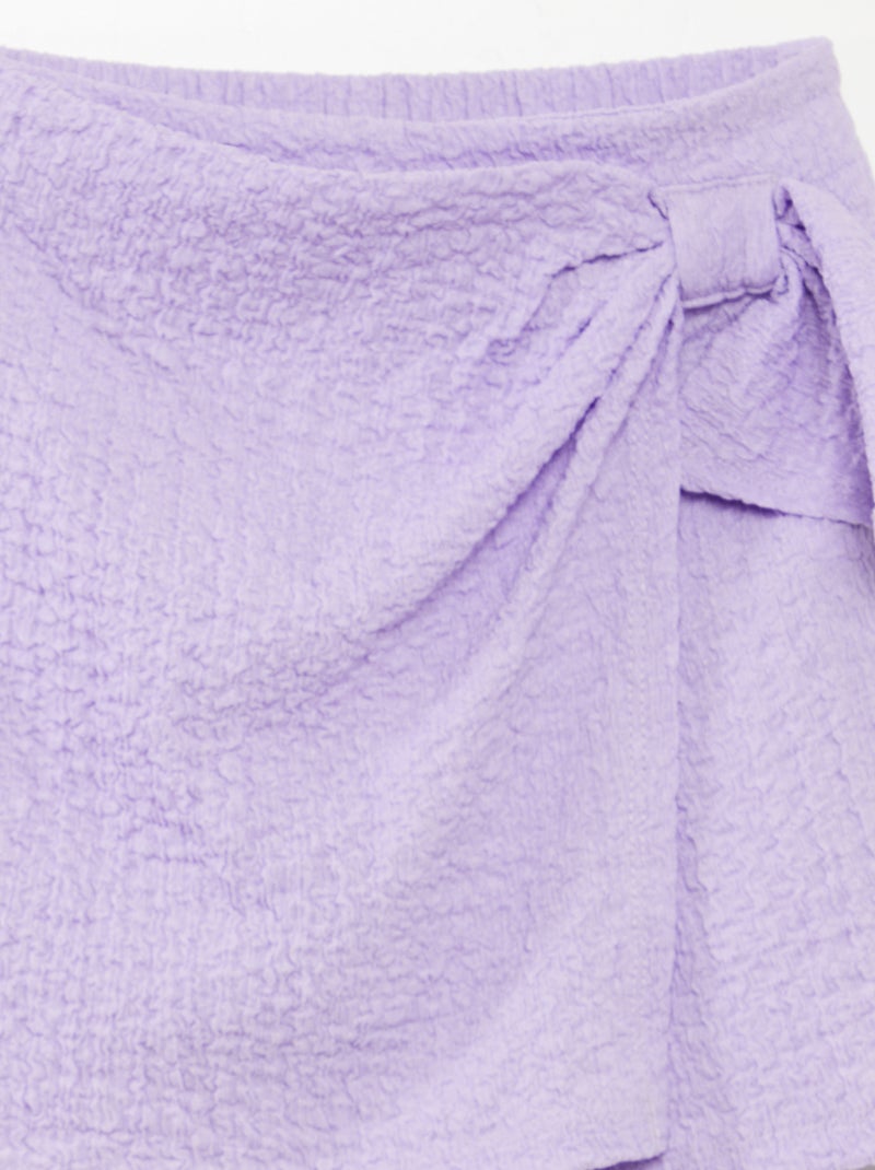 Korte skort PAARS - Kiabi