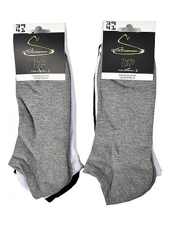 Korte sokken dames TWINDAY - Set van 6