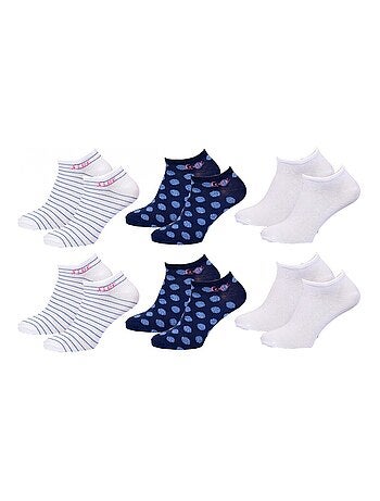Korte sokken dames TWINDAY - Set van 6