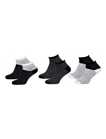 Korte sokken dames TWINDAY - Set van 6