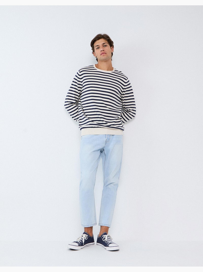 Korte spijkerbroek, mo fashion Blauw - Kiabi