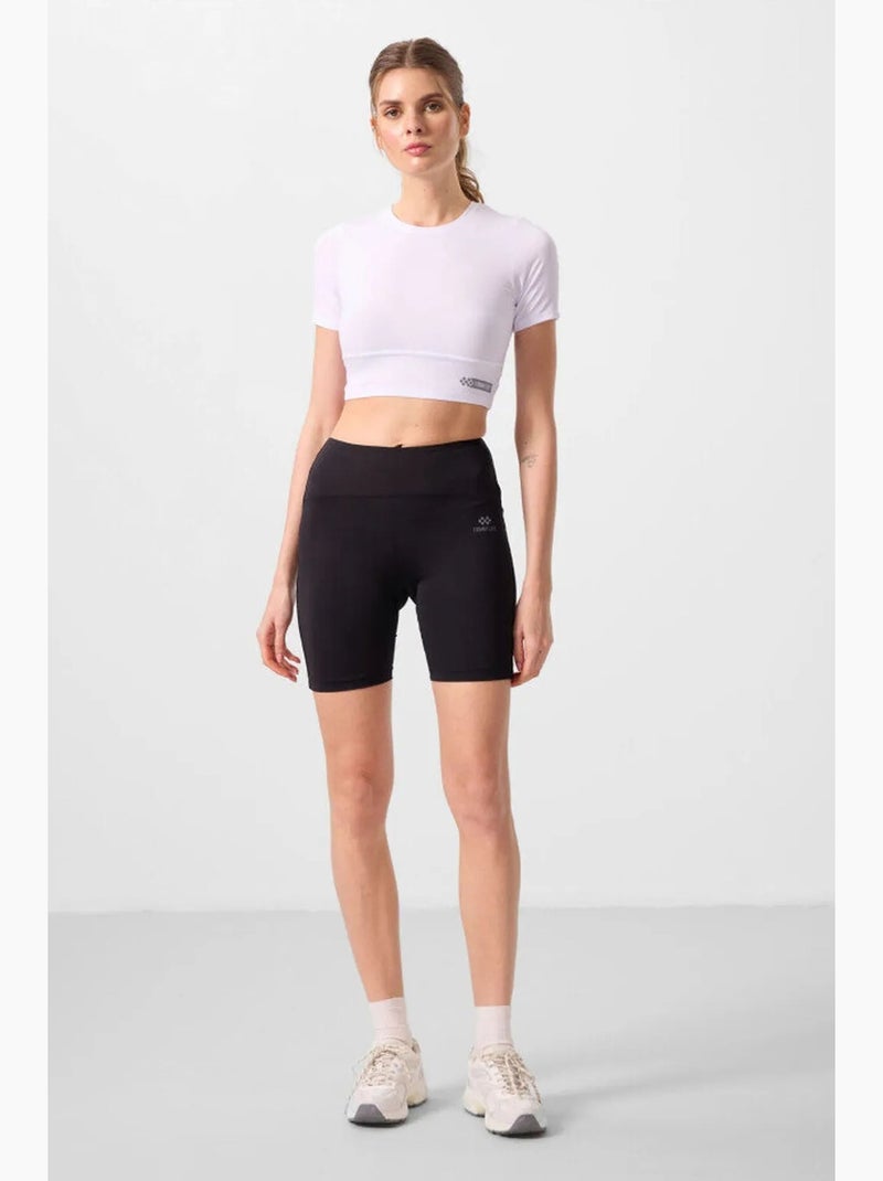 Korte sportlegging met hoge taille en slim fit tommy Zwart Blauw - Kiabi