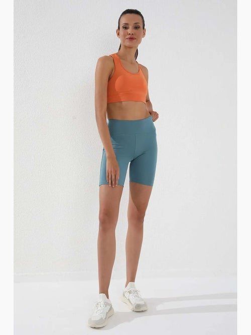 Korte sportlegging met hoge taille tommy - Kiabi Korte sportlegging met hoge taille tommy - Kiabi
