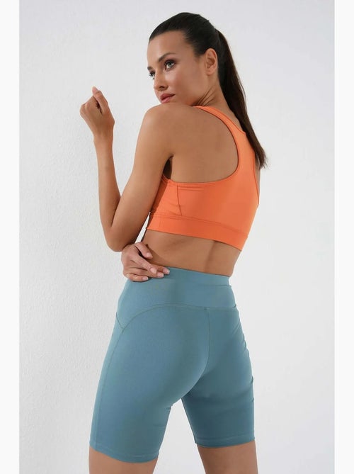 Korte sportlegging met hoge taille tommy - Kiabi Korte sportlegging met hoge taille tommy - Kiabi