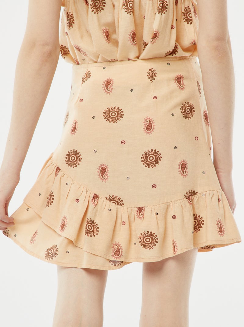 Korte strokenrok BIEGE - Kiabi