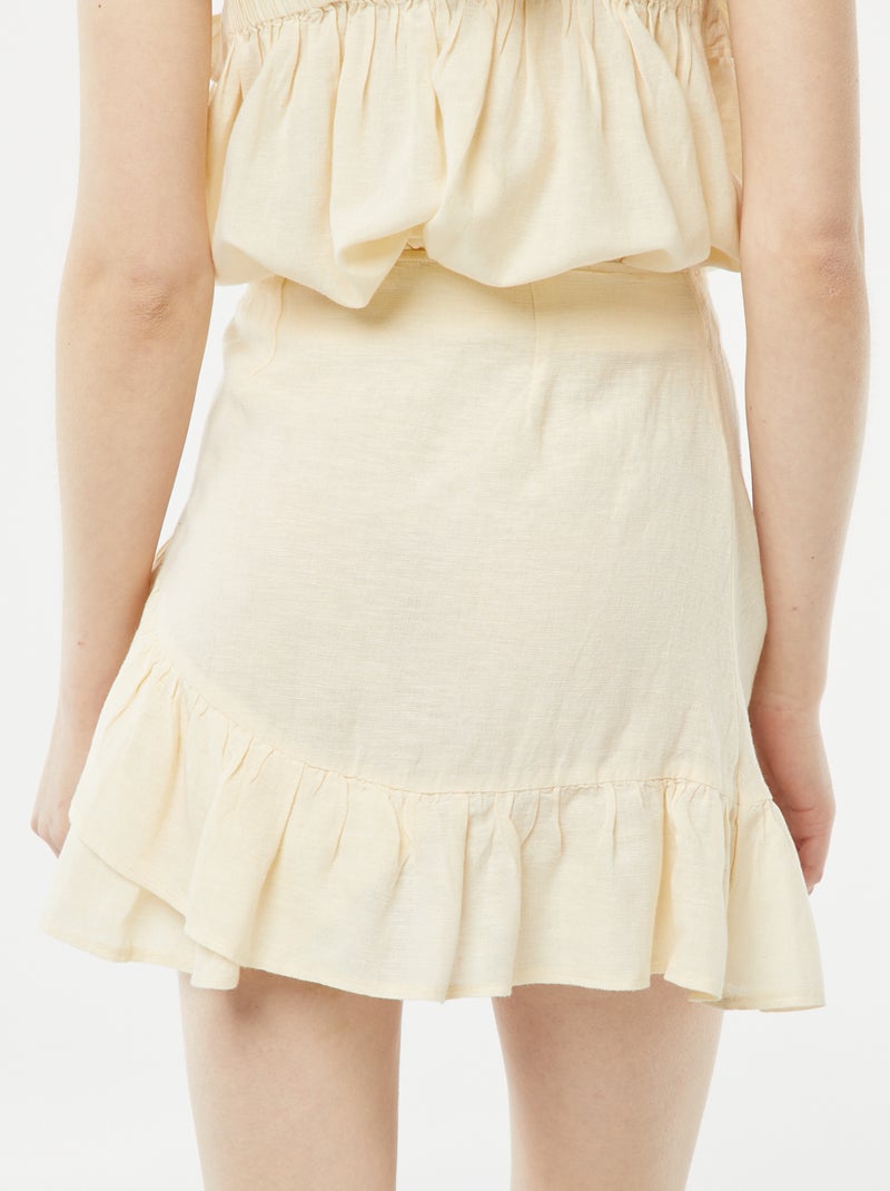 Korte strokenrok BIEGE - Kiabi