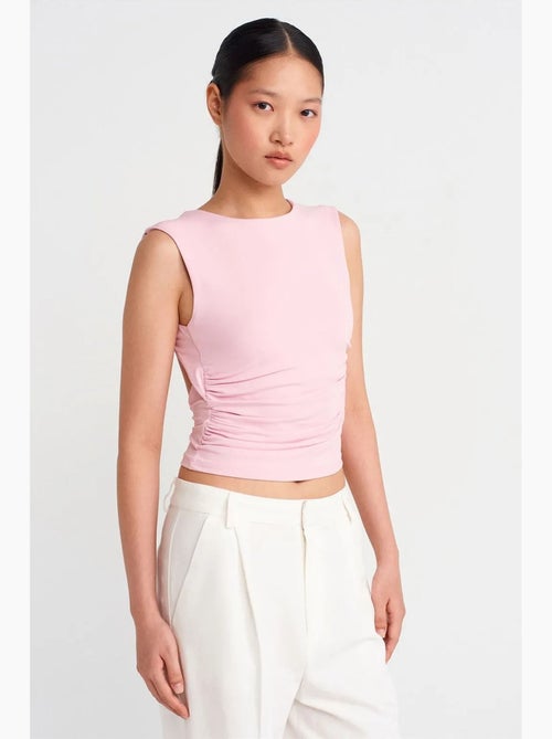 Korte top met cut-out dilvin - Kiabi