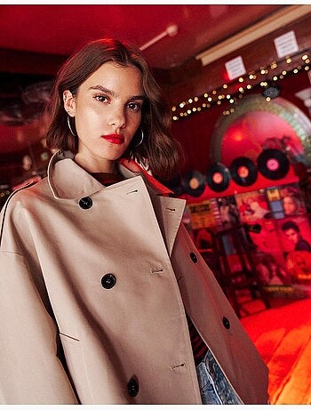 Korte trench, mo fashion