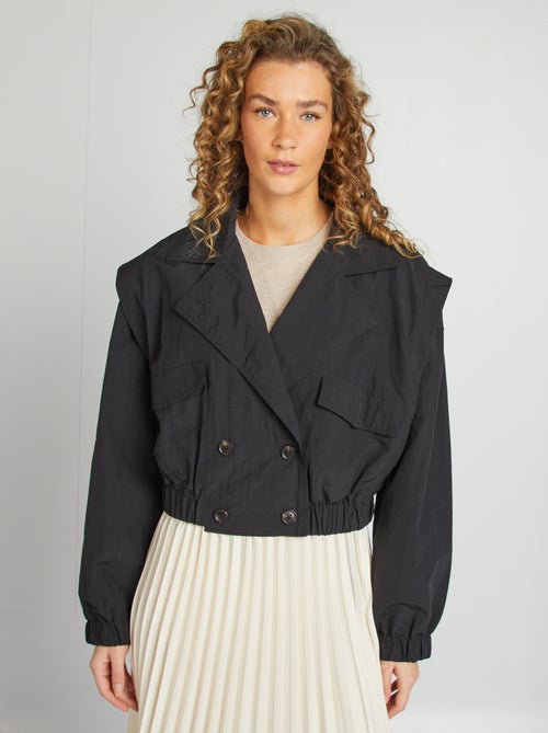 Korte trenchcoat - cropped model - Kiabi